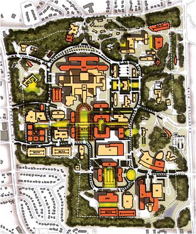 Fig. A12 – NIH 2006 Master Plan Campus Map 