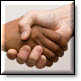 Picture of people shaking hands