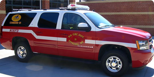 NIH Fire Department 51 Vehicle