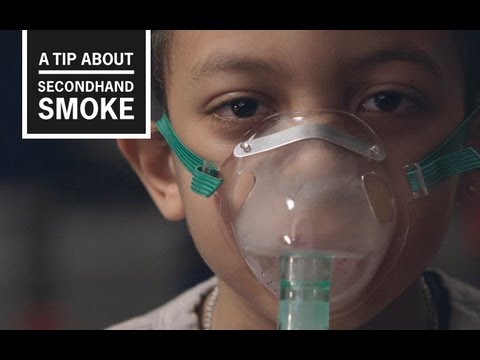 Exposure to secondhand smoke can trigger a life-threatening asthma attack. This TV ad, from CDC's Tips campaign, features Jessica, a mother with a young son who suffers from asthma attacks due to secondhand smoke exposure. In her tip, she urges people not to be shy to tell people not to smoke around kids.