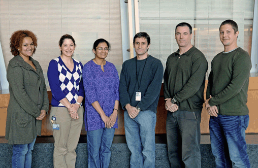 Photo of Dr.  David Wilson and members of the Unit of Structure and Function in Base Excision Repair