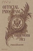 Official Program, March Fourth 1913