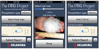 New Smart Phone App Lets Public Report Rain, Hail, Sleet and Snow to NOAA
