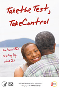 Take the Test, Take Control (African American couple)