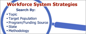 Workforce System Strategies