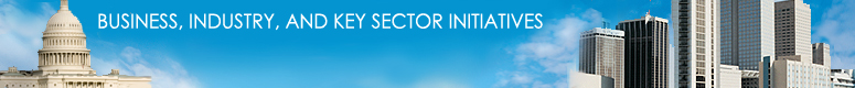Business, Industry, and Key Sector Initiatives banner