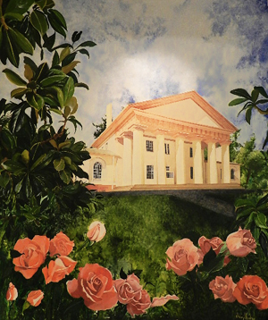 Arlington House painting in Welcome Center