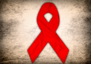  A red ribbon