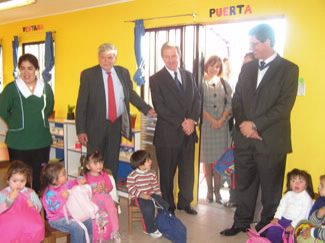 Daycare center funded by U.S. companies and United Way Chile.