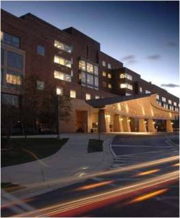 photo of NIH Clinical Center entrance