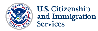 U.S. Department of Homeland Security Seal - U.S. Citizenship and Immigration Services logo