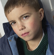 photo of a young boy's face