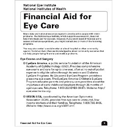 Financial Aid for Eye Care
