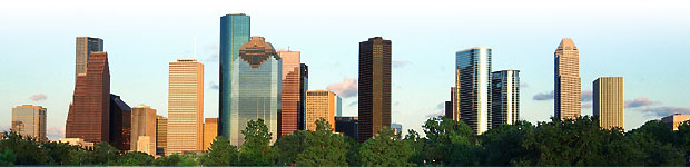 The Houston city skyline