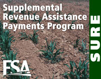 The SURE Program provides financial assistance for crop production or quality losses due to natural disaster.