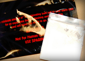 A bag of bath salts.