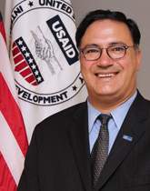 Ariel Pablos-Mendez, PhD, is the Assistant Administrator for Global Health