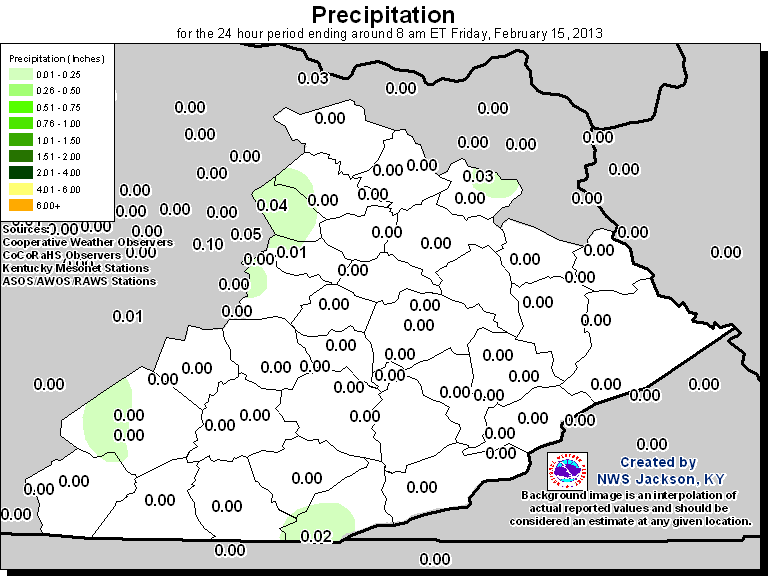 Daily Precipitation Map