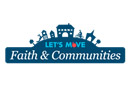 Logo for Lets Move! Faith and Communities