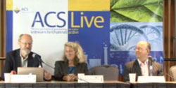 Video of a press conference with chemical scientists  whose careers were aided by our support