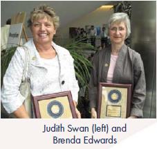 Judith Swan and Brenda Edwards