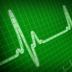 Photo of electrocardiogram showing a heart pulse.