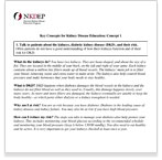 Four Key Concepts for Kidney Disease Education For Patients with Diabetes (Fact Sheet)