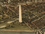 The City of Washington Birds-Eye view from the Potomac – looking North. 1892