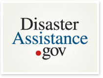Esta es una imagen del logo de DisasterAssistance.gov.