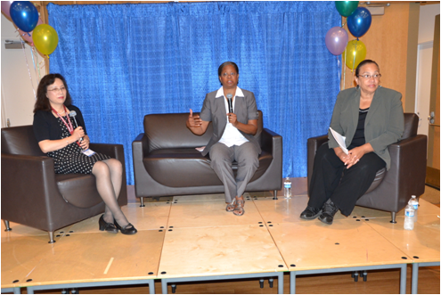 Dr. Grace Ma, Dr. Lucille Adams-Campbell, and Dr. Claudia Baquet