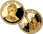 2009 William Henry Harrison Presidential $1 Proof Coin