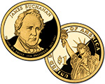 2010 James Buchanan Presidential $1 Proof Coin