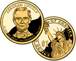 2010 Abraham Lincoln Presidential $1 Proof Coin