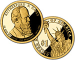 2011 Rutherford B. Hayes Presidential $1 Proof Coin