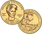 2012 Frances Cleveland (second term) Gold Uncirculated Coin