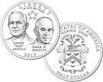 2013 5-Star Generals Commemorative Coin Program Clad Obverse and Reverse