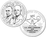 2013 5-Star Generals Commemorative Coin Program Silver Obverse and Reverse