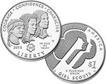 2013 Girl Scouts of the USA Centennial Proof Silver Dollar Coin