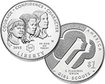 2013 Girl Scouts of the USA Centennial Uncirculated Silver Dollar Coin