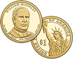 2013 Presidential $1 Proof Coin: William McKinley