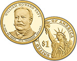 2013 Presidential $1 Proof Coin: William Howard Taft
