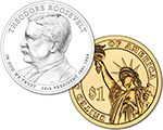 2013 Presidential $1 Coin: Theodore Roosevelt