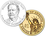 2013 Presidential $1 Coin: William Howard Taft