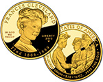2012 Frances Cleveland (first term) Gold Proof Coin