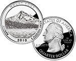 2010 Mount Hood Proof Quarter