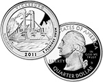 2011 Vicksburg Proof Quarter
