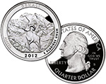 2012 Denali Proof Quarter
