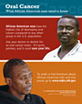 Oral Cancer: What African American Men Need to Know (small poster)