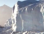 Sunlight plays off the Canada Glacier in the Wright Valley, one of the McMurdo Dry Valleys. Credit: Peter Doran, National Science Foundation