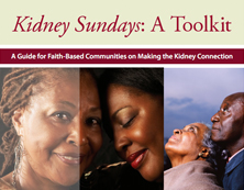 NKDEP guide for faith based communities, Kidney Sundays: A Toolkit